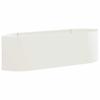 Raised Garden Bed White 140 X 40 X 40 Cm Steel