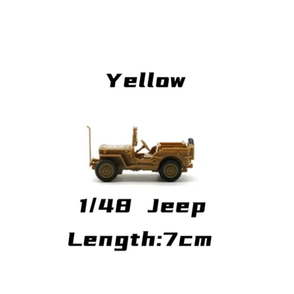 4D 1/72 Military Vehicle Puzzle Model Hummer Truck Armored Car Model Assembly Kit Simulated Tank Plastic Toys