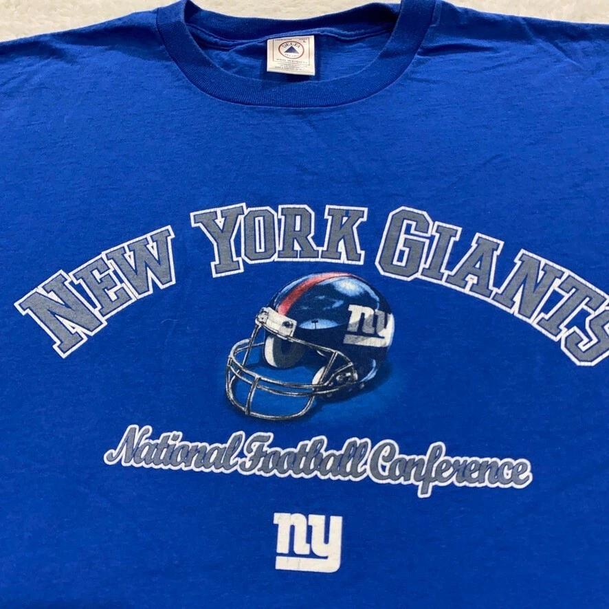 

vintage 90s NEW YORK GIANTS T-Shirt LARGE/XL nfl football 80s M