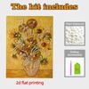 Pearl Sunflowers in The Vase DIY Diamond Art Kits 15.7x19.6inch Gem Art Diamond Painting Kits Without Frame for Adults Gift Idea Home Wall Decor