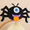 25/30CM Kawaii One Eyed Black Spider Plush Toy Soft Stuffed Doll Funny Prank Prop Goofy Animal Kids Boy Girl Birthday Gift Decor
