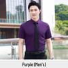 Unisex Bamboo Fiber Slim-Fit White Shirt – Wrinkle-Resistant Formal Wear for Spring/Summer Commuting