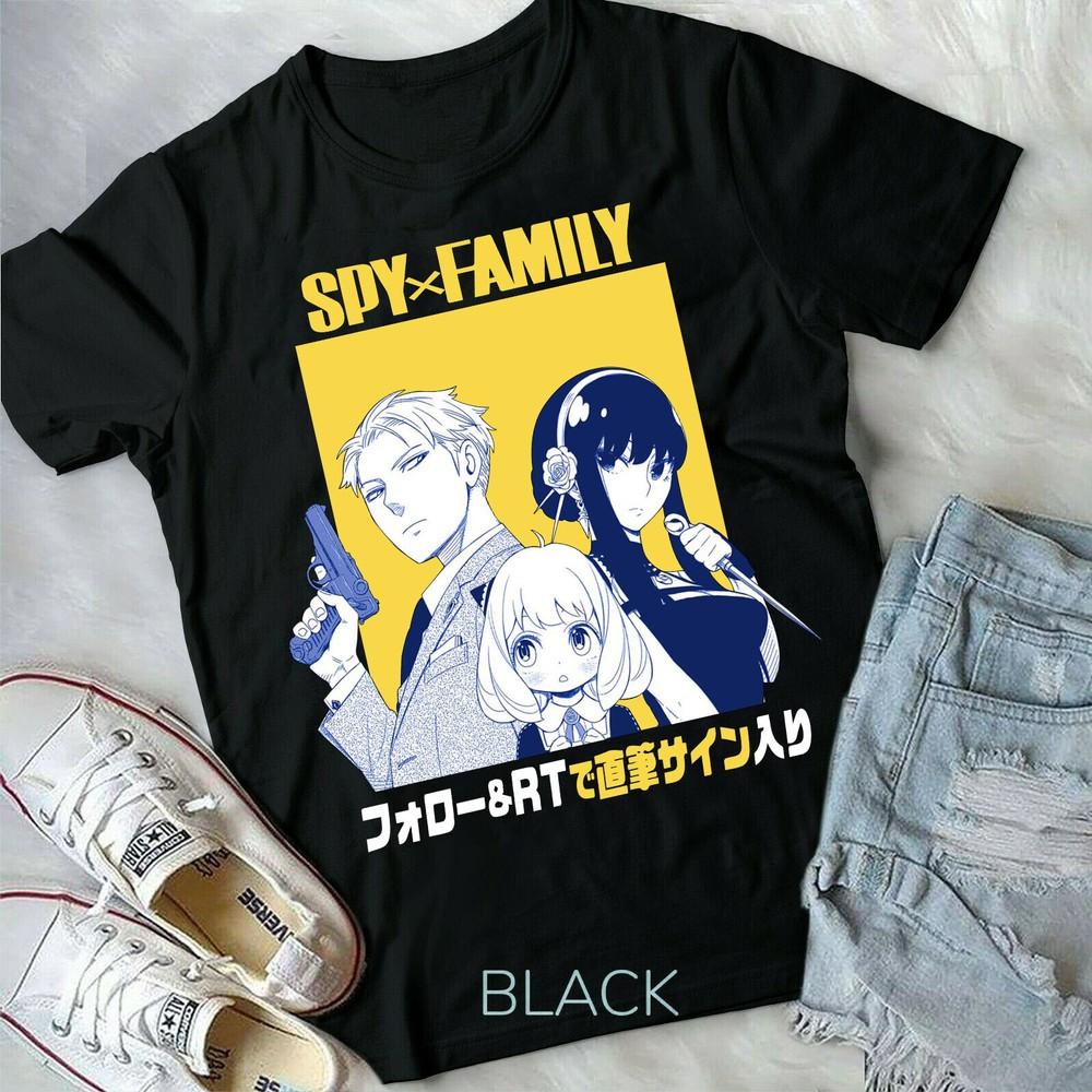 Spy x Family shirt,anya,spy xfamily,yor,lo id,anime,forge r,New 2022 unisex T-Shirt