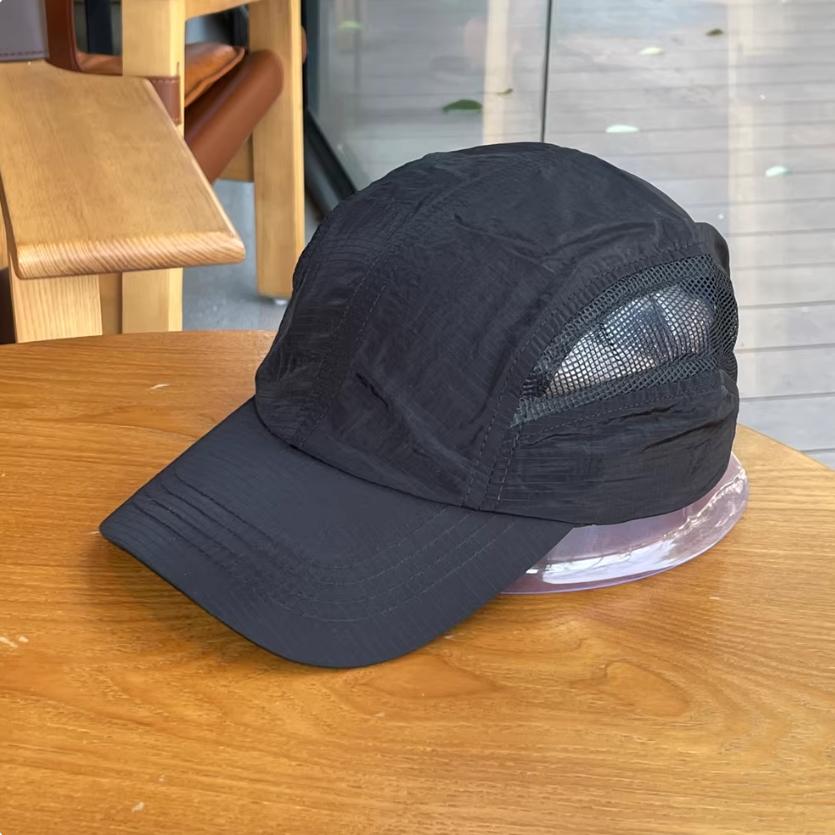 Quick Dry Mesh Baseball Cap Lightweight Breathable Uv Protection Peaked Hat Unisex For Outdoor Camping Hiking Travel Casual