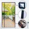 Black Magnetic Door Screen Window Mosquito Net Side Opening Custom Size Curtain Insect Mesh and Mosquito Proof Invisible Net