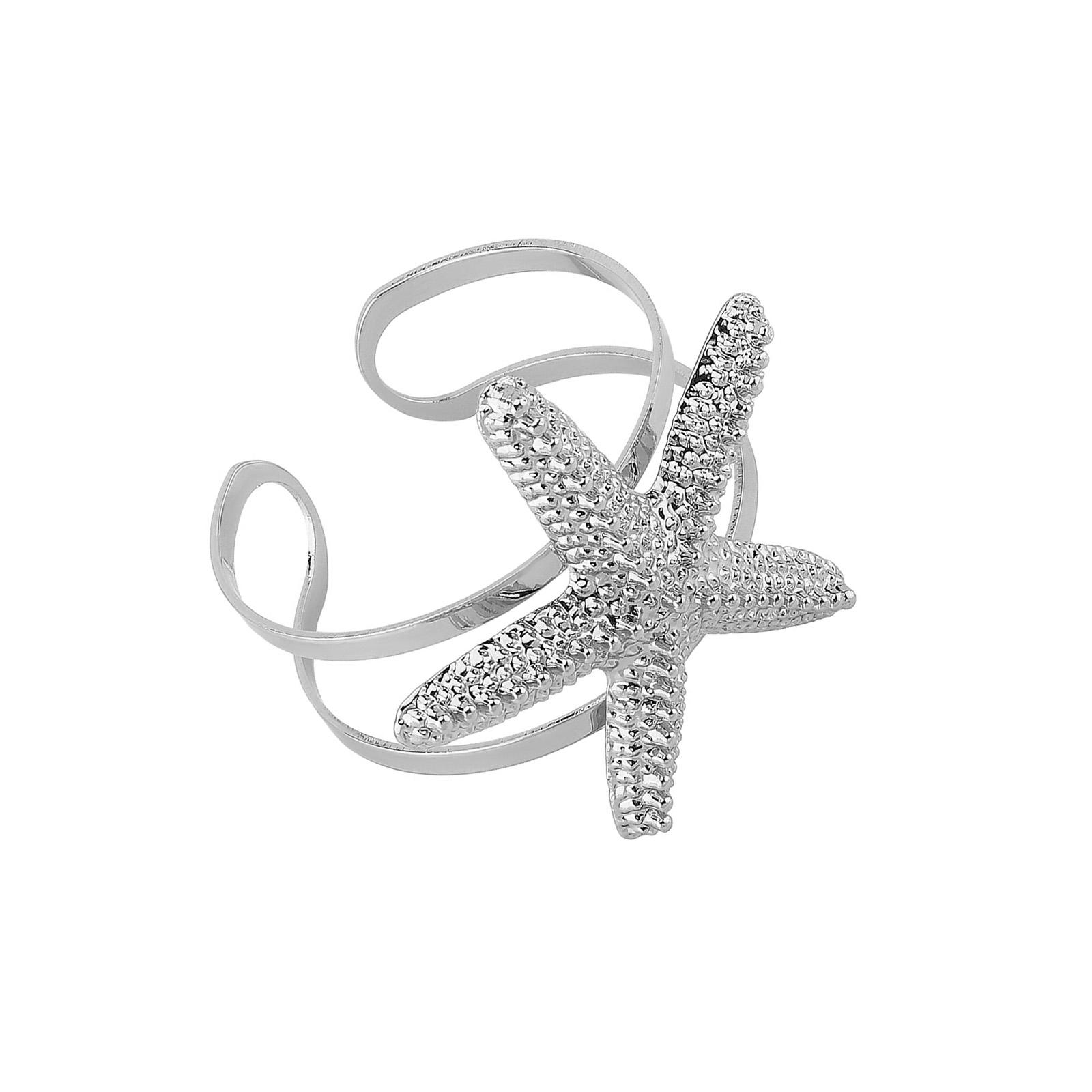 

Стильный регулируемый браслет в океанской тематике с дизайном морской звезды и ракушки для повседневной носки или пляжного отдыха B