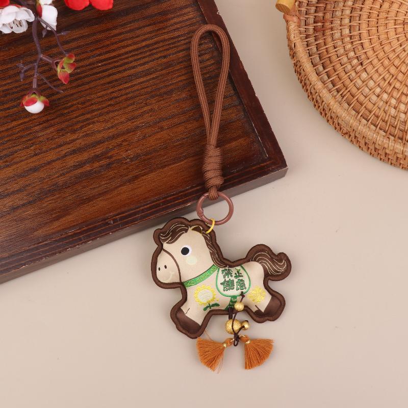 1pc 2026 Year Of The Horse Wall Hanging Ornament Chinese New Year Lucky Decoration Accessories Housewarming Small Pendant Gifts