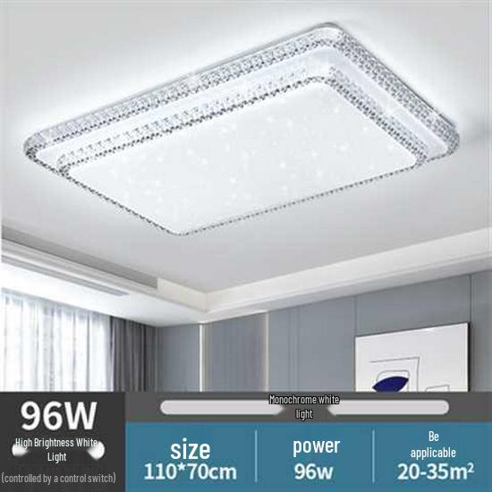 Modern Luxury Faux Crystal Chandelier: Round Ceiling Lamp for Living Room or Bedroom