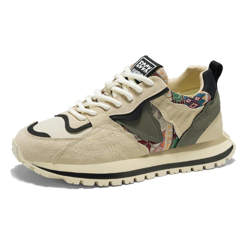 

Shoes men s shoes new spring and autumn Korean version trendy shoes thick-soled breathable wear-resistant sports and leisure shoes men s dad shoes 39