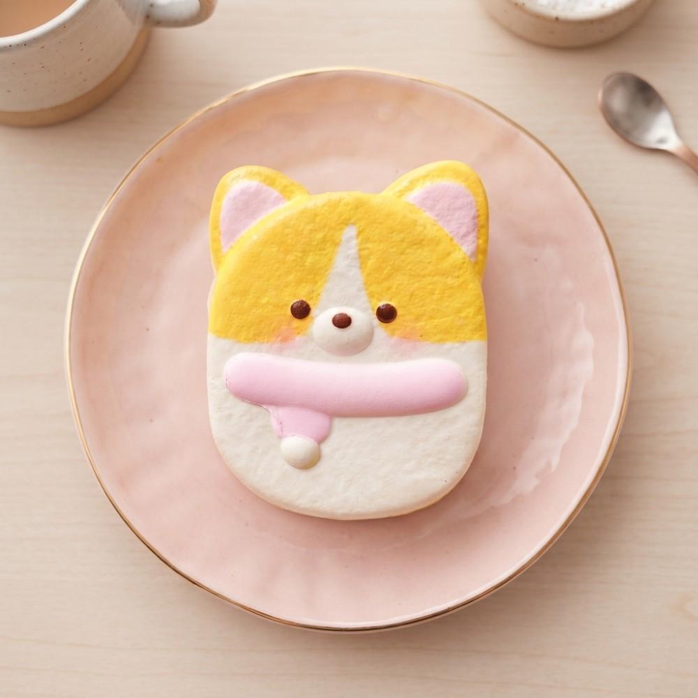 Slow Rebound Squeeze Toys PU Fidget Toy Sensory Toy Cartoon Dog Squishy Toy Gift Giving