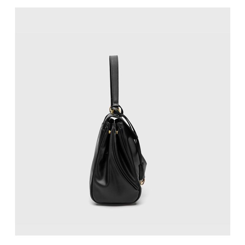 New Leather Bag Women's Large-capacity Tote Bag Shoulder Handbag Lock Commuter Armpit Bag
