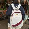 Student School Bag Women Large Capacity Contrast Color Backpack