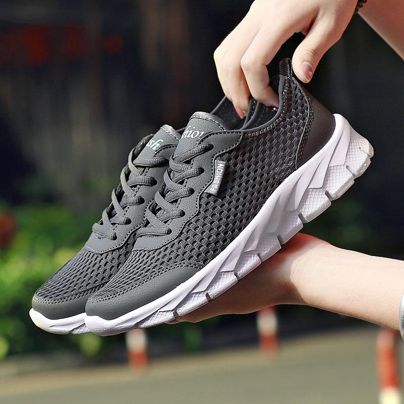 New Sports Summer Large Size Breathable Air Conditioner Shoes Mesh Running Outdoor Sports and Leisure