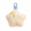 Cartoon Plush Star Pendant Good Luck Star Moon Keychain Key Ring Bag Hanging Charms  Girls