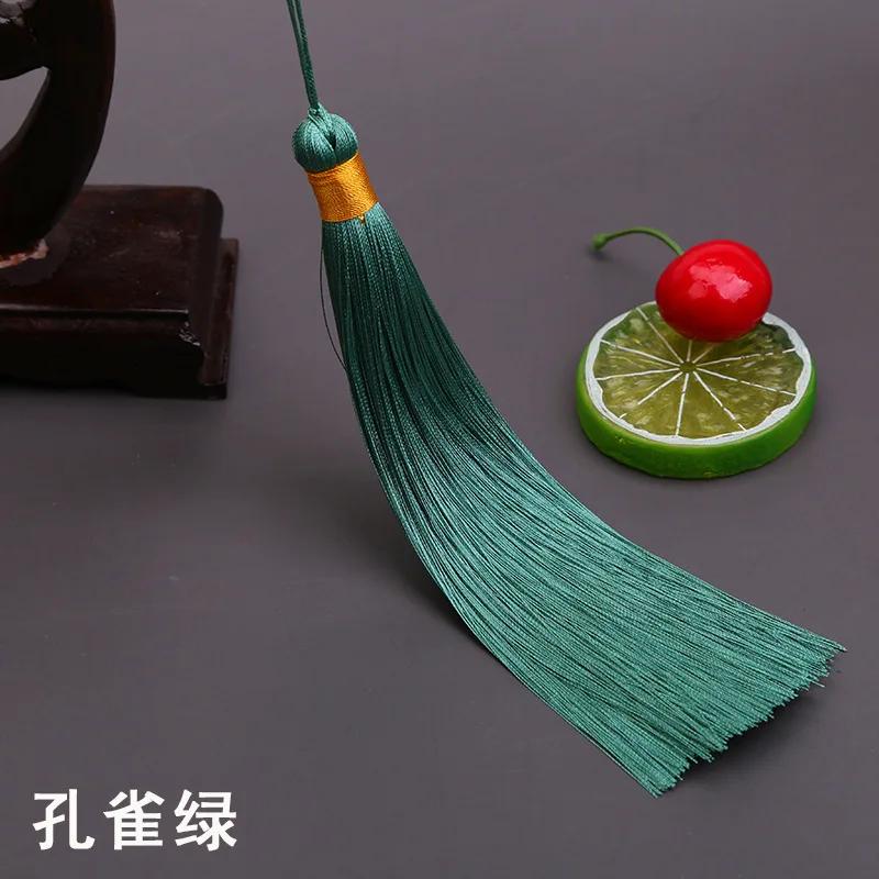 17CM Long Tassel Spike Chinese Clothing DIY Accessories Musical Instrument Pendant Ice Silk Vertical Spike Tassels for Crafts