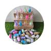 100Pcs Luminous Mini Resin Juice Straw Cup Drinks Miniature Ornament Tiny Bottles for DIY Garden Doll House Children Toys