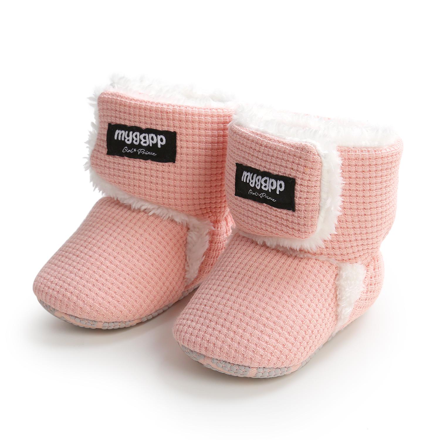 

Осенне-зимние теплые хлопковые ботинки для малышей на мягкой подошве M2065 13 cm