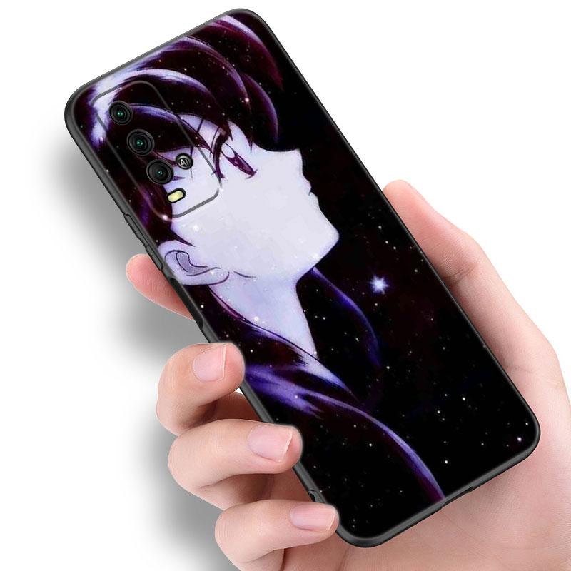 Inuyasha Sesshomaru Anime Phone Case For Xiaomi Redmi Note 5 6 9T K20 K40 K50 Pro 7A 8A 9A 9C 9i 10A 10C A1 S2 TPU Black Cover