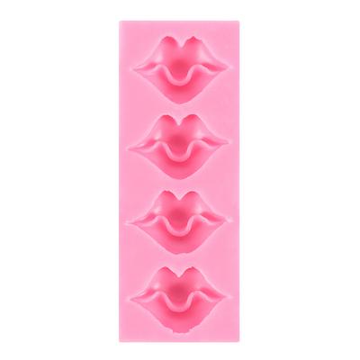 Lips Shaped Silicone Mould Cupcake Ice Cream Baking Handmade Fondant Candy Clay Resin Cake Decorating Tools Wedding