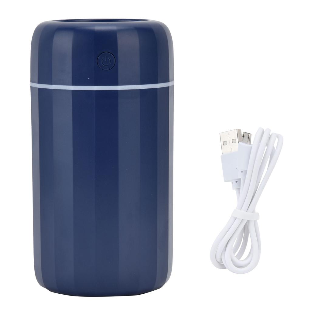 Mini Humidifier 260ml 2 Level USB Multi Function Long Use Time Car Diffuser Humidifier for MoistureBlue