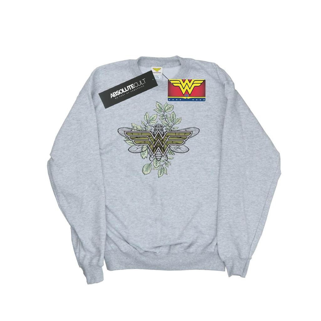 DC Comics Girls Wonder Woman Butterfly Logo Sweatshirt
