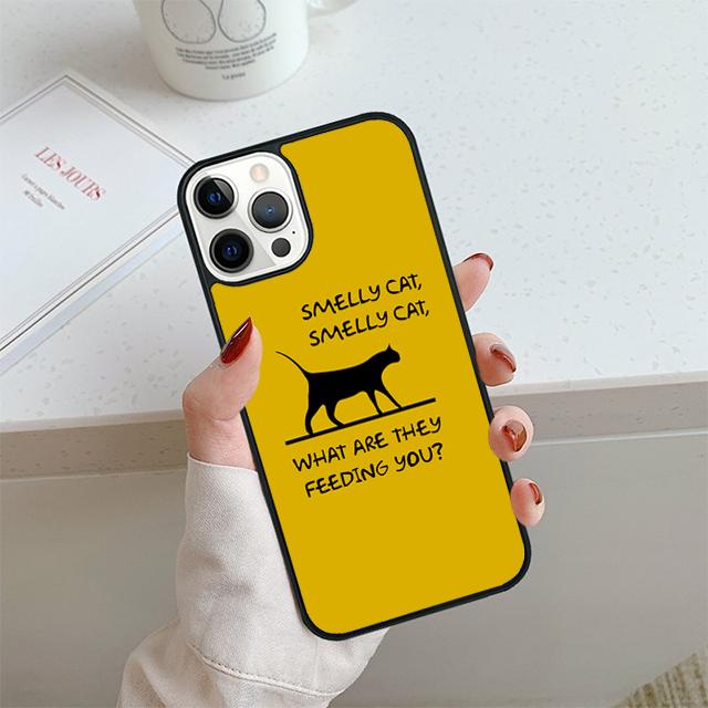 

FRIENDS FUNNY TV SHOW PHOEBE SMELLY CAT Phone Case For iPhone 17 Air 13 12 14 15 16 Cover For Apple 11 Pro Max 6S 7 iPhone 13