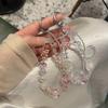 Handmade Bow Crystal Phone Strap Diy Charm Chain For Ccd Camera