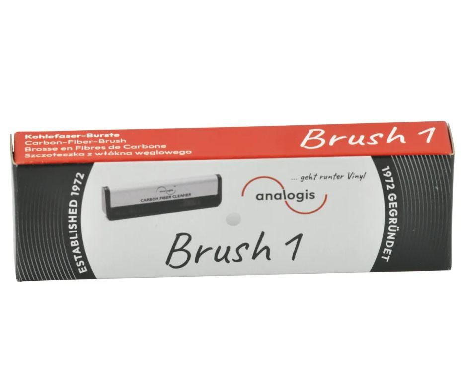 Analogis Brush 1 Profesjonalna antystatyczna szczoteczka do czyszczenie płyt gramofonowych, Analogis