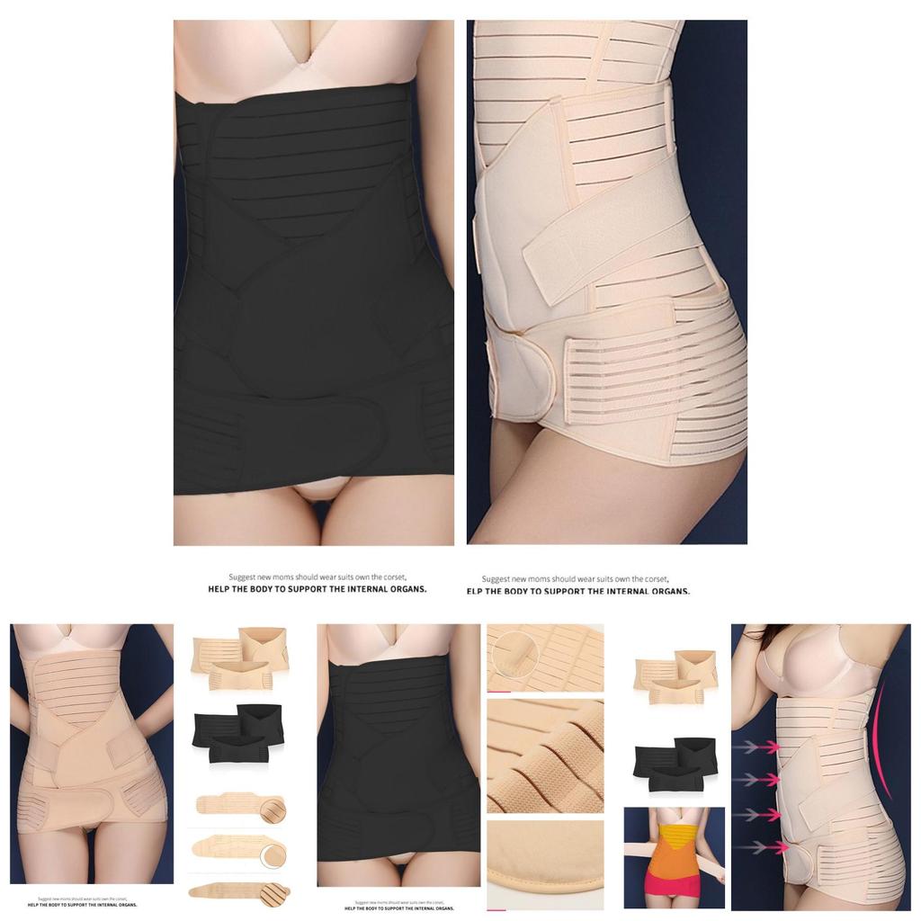Brand Name Product Name Postpartum Abdominal Binder Three-piece Set For Maternity Women Suitable For Natural And C-section Delivery
