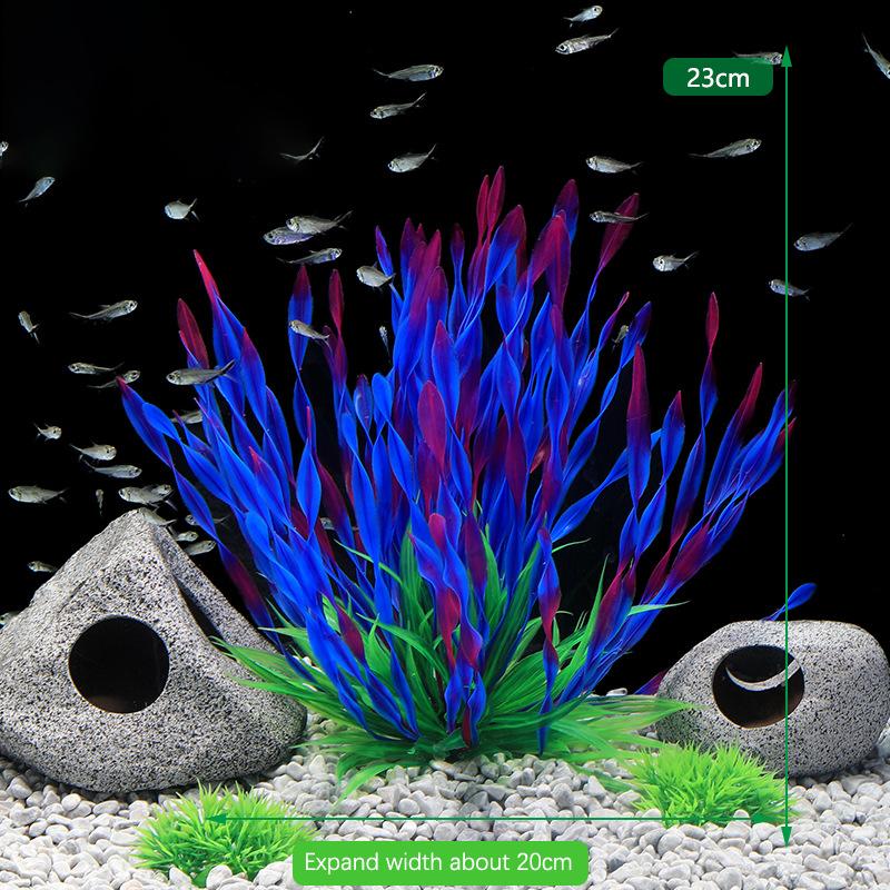 Fluorescent Aquarium Decor Fish Tank Landscaping Coral Simulation Coral Ornaments Small Underwater World Landscape Decor