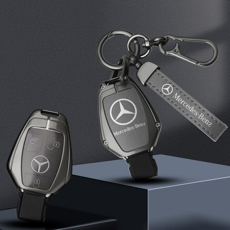 Car Key Case Cover Shell Fob For Mercedes Benz A B C E GL S GLA GLK CLS Class AMG W204 W205 W212 W463 W176 Keychain Accessories