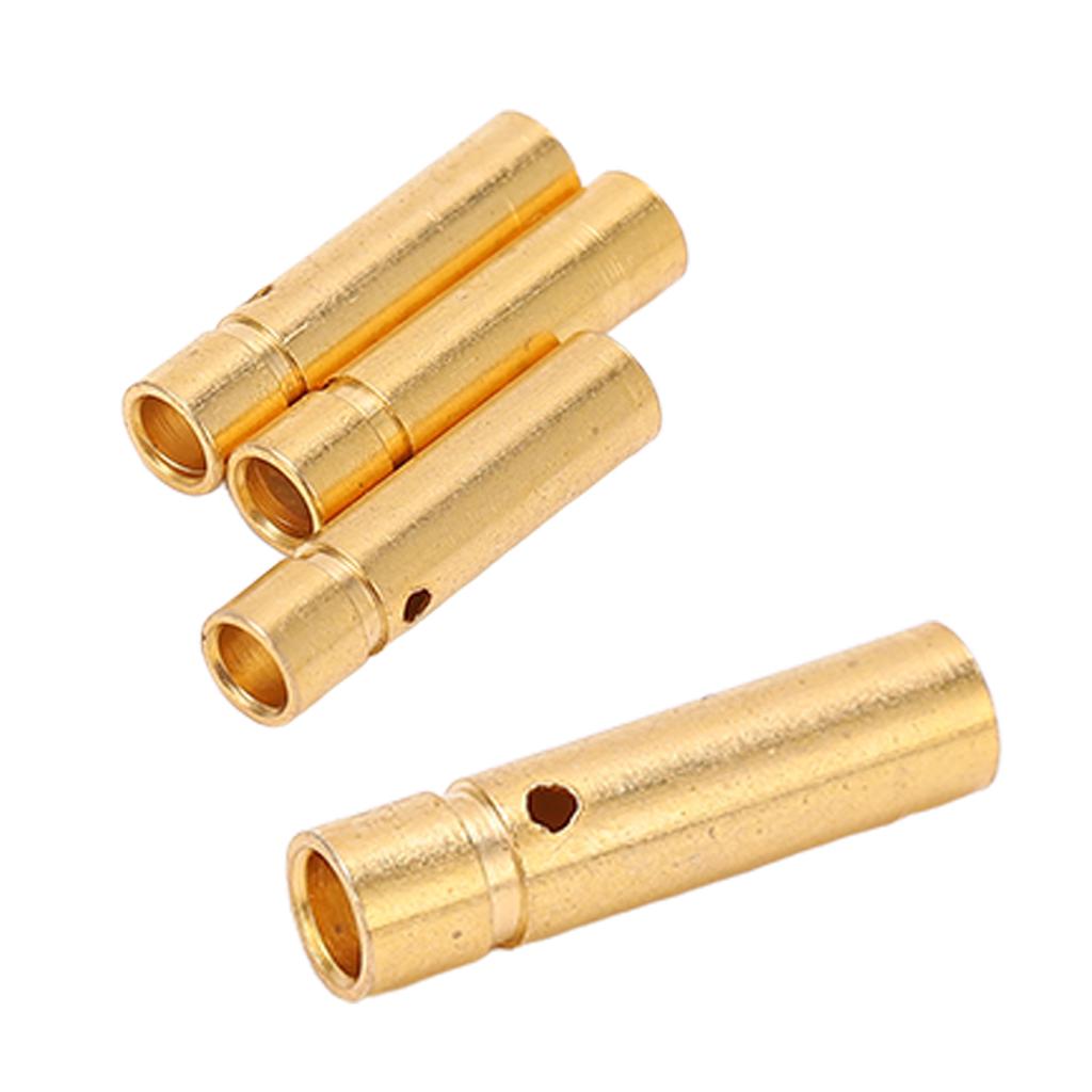 10 szt. 12.031 Pozłacane Miedziane Wtyki Bananowe 3.0mm Męskie i Żeńskie Wtyki Końcowe Złącza Metalowe