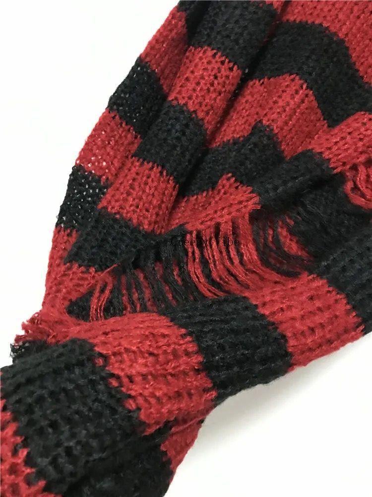 Ripped Striped Korean Sweater - Unisex, Color Block Knitwear