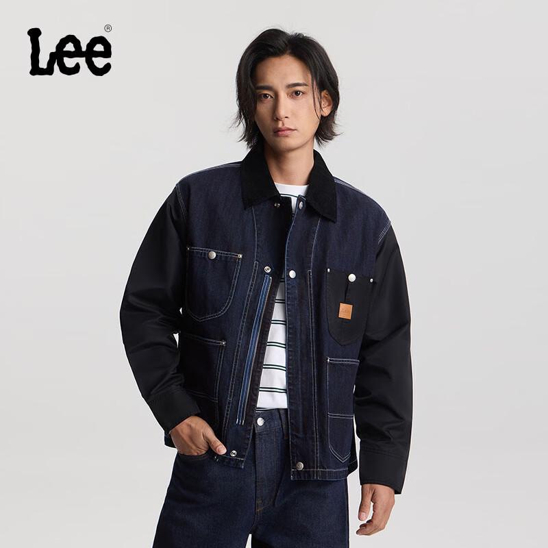Lee Men s 91J Corduroy Lapel Patchwork Workwear Jacket L