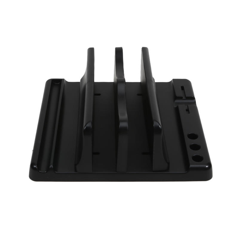 Vertical Laptop Stand, Laptop Holder With Adjustable Dock, ABS Single/Dual Slots Computer Holder Compatible With Tablet, Book