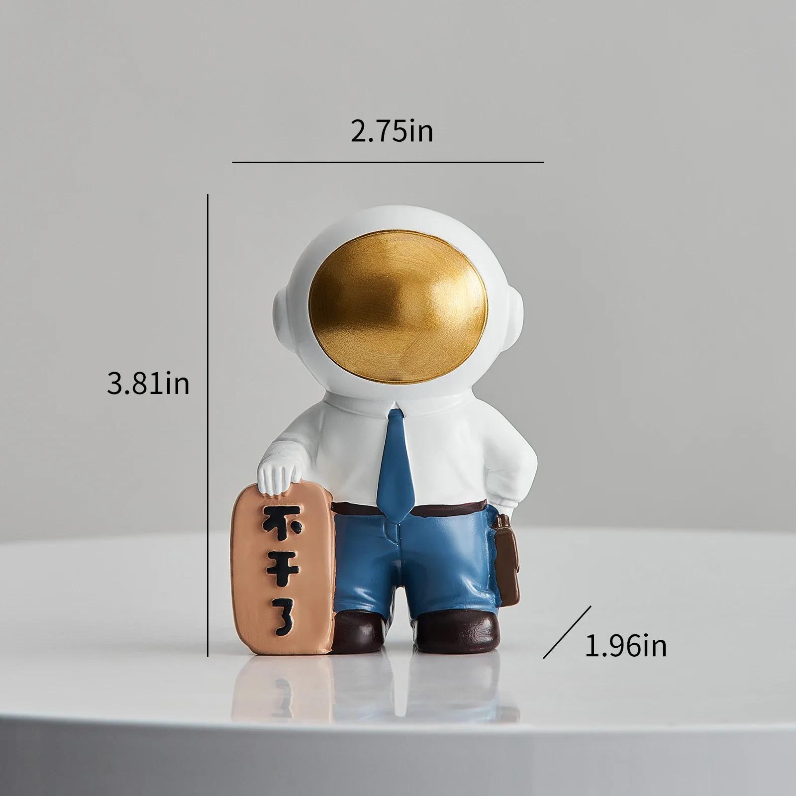 

Современный стиль смоляные украшения в виде астронавта Креативные поделки Офисные принадлежности для учебы Детские подарки Модные украшения для дома
