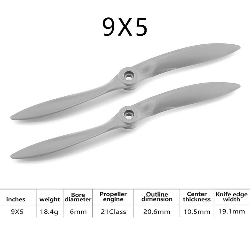 2PCS GEMFAN Glass Fiber Nylon Glow Propellers 8X6/9X5/9X6/10X6/11X6/12X6/13X4/13X6/14X6/15X10 Props For RC Airplane Fixed Wing