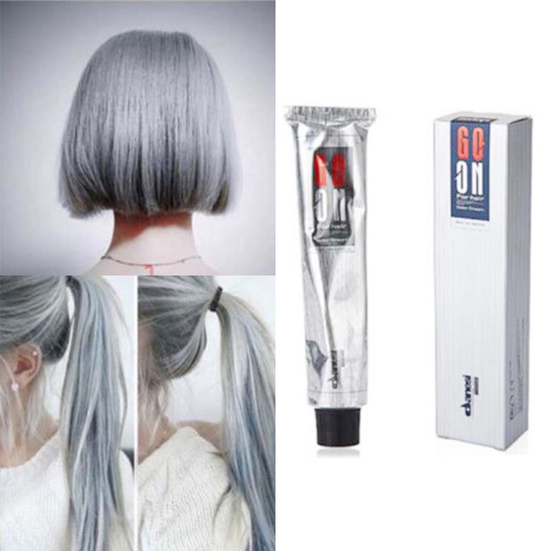 

Унисекс DIY Fashion Grannyhair Серый Серебряный цвет Супер-краска для волос 100 мл