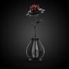 MOC Rote Dahlie Blumenbausteine Modell Dahlie Tianzhu Pfingstrosenpflanze Blumenbausteine Spielzeug Romantisches Valentinstagsgeschenk für Paare