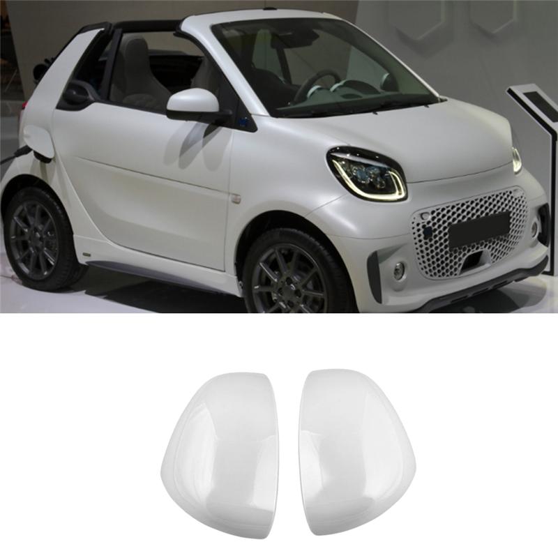 Auto-Rückspiegelabdeckung Kappe Für Mercedes Benz Smart 453 Fortwo Forfour 2016- Ersatzteile Teile Tür Seitenspiegelabdeckung
