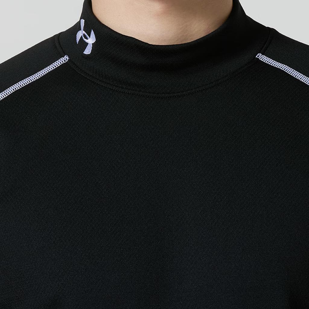 Under Armour Grid Half High Neck Sports Pullover Long Sleeve T-Shirt Men Tops 6007127-001