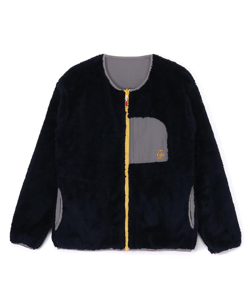 Chums Elmo Fleece Reversible Blouson L Women's Navy/Gray
