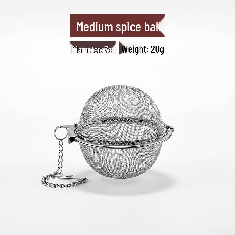 Changbaosen 304 Stainless Steel Spice & Tea Infuser Balls (5-Pack)