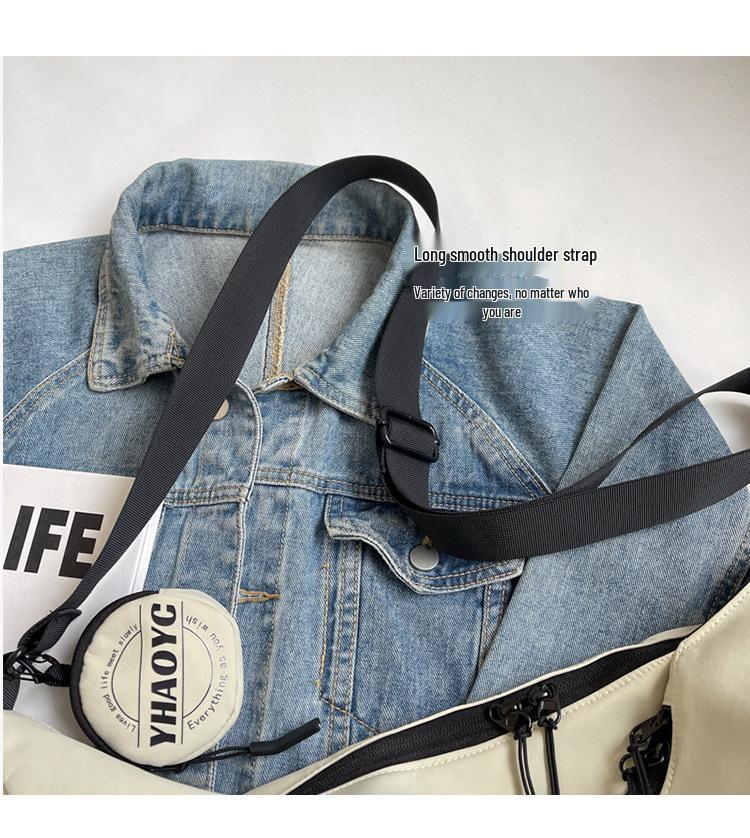 2024 Versatile Large-Capacity Crossbody Tote for Women & Men - Ideal for Commute, Fitness, and Travel Outings