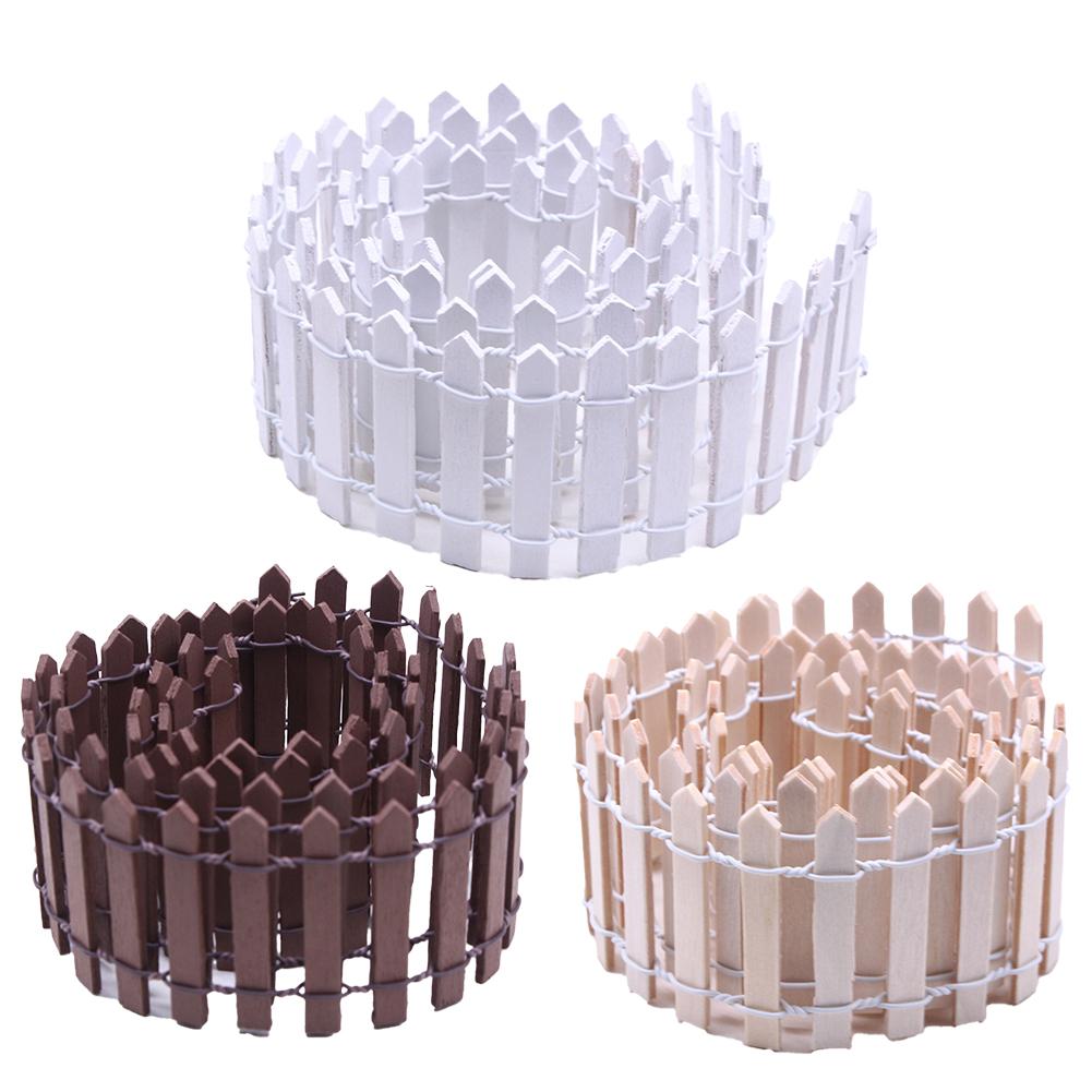 Minik Peyzaj Çiti Bebek Evi Bahçe Dekorasyonu Çit Ahşap Çit 5x90cm Kendin Yap El Sanatları Sukulentleri, Çiçek Saksılarını Süslemek İçin