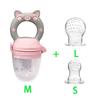 4Pcs/Set Baby Food Pacifier Toddler Nibbler Feeder Cup Boy Girl Fruit Vegetable Feeding Infant Newborn Nipple Soother Bottles