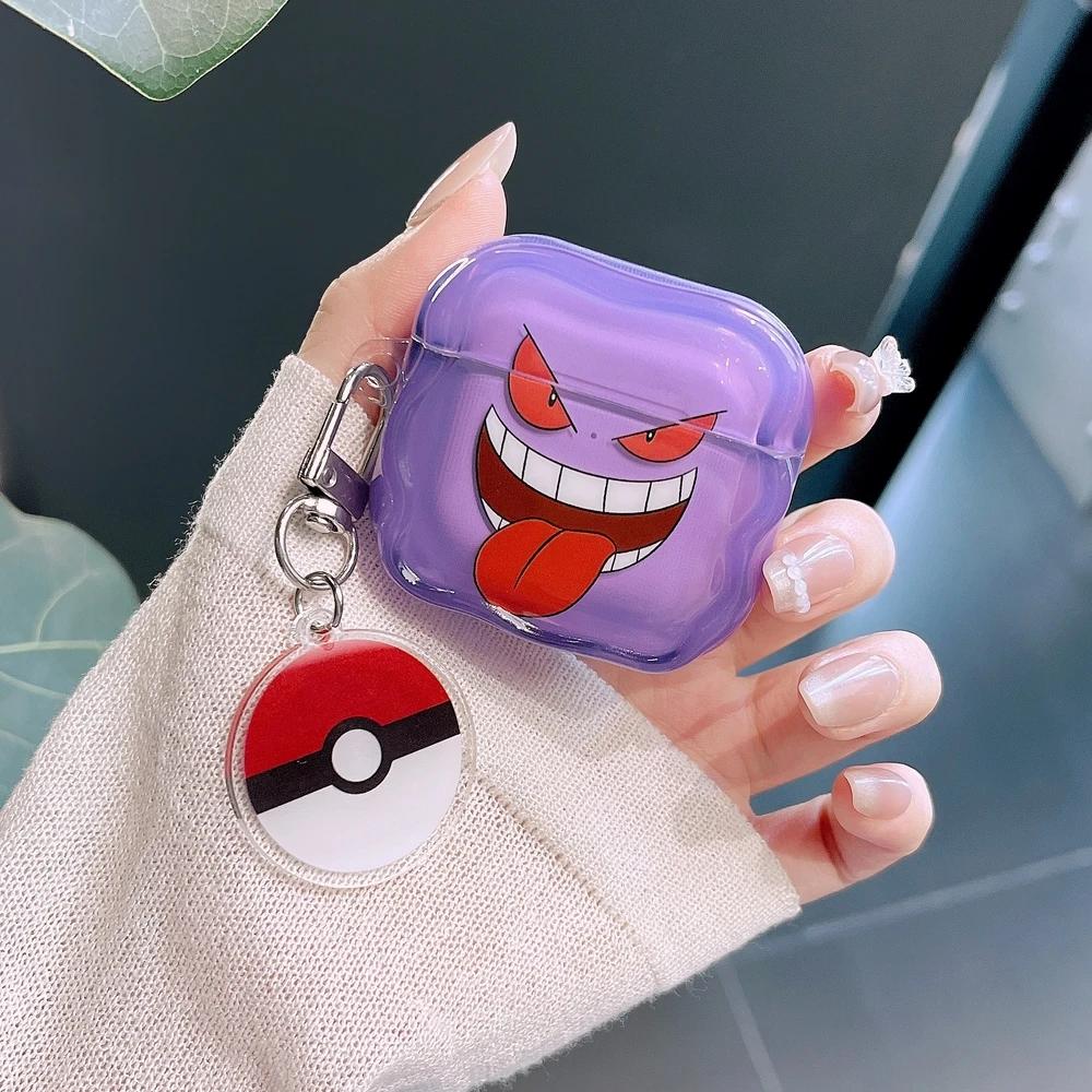 New Pocket Monsters Classic Pokmon Gengar Earphone Case for Airpods 4 Pro 2 1 2 3 Wireless Bluetooth Earphone Protective Cover