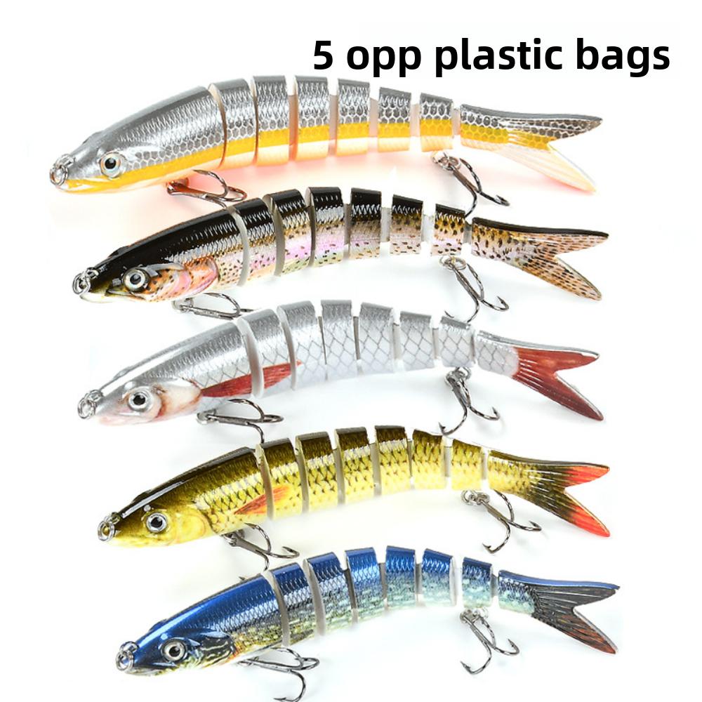 Set of Multi-section Luya Bait 8-section Fish Freshwater Sea Fishing Bait Hard Bait Luya Bait Is Sold Far Away 13.5cm
