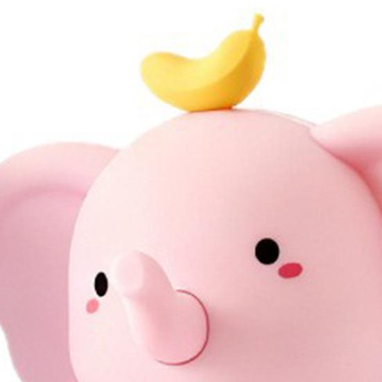 Elefant Nachtlicht Silikon BPA-frei Dimmbar Touch-Steuerung Nachtlampe 2-stufig dimmbar Wiederaufladbar Auto-Off-Timer Nachtlampe Kinderzimmerdeko