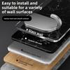 Non-drilled Stainless Steel Hook with Strong Adhesive for Heavy Load. Bathroom and Toilet Hanging Item Adhesive Wall Mount.